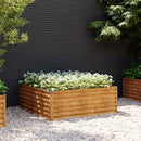 højbed 100x100x36 cm cortenstål