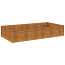 højbed 195x100x36 cm cortenstål