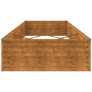 højbed 291x100x36 cm cortenstål