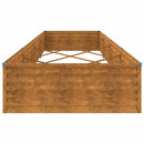 højbed 387x100x36 cm cortenstål