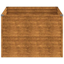 højbed 100x100x69 cm cortenstål