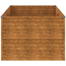 højbed 196x100x69 cm cortenstål
