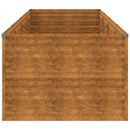 højbed 386x100x69 cm cortenstål