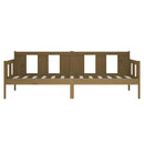 daybed 90x190 cm massivt fyrretræ gyldenbrun