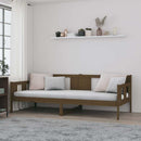 daybed 90x190 cm massivt fyrretræ gyldenbrun