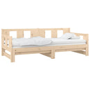 daybed med udtræk 90x190 cm massivt fyrretræ
