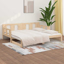 daybed med udtræk 90x190 cm massivt fyrretræ