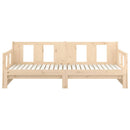 daybed med udtræk 90x190 cm massivt fyrretræ