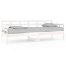 daybed 80x200 cm massivt fyrretræ hvid