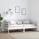 daybed massivt fyrretræ hvid 90x190 cm