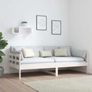 daybed massivt fyrretræ hvid 90x190 cm