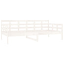 daybed massivt fyrretræ hvid 90x190 cm