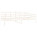 daybed massivt fyrretræ hvid 90x190 cm