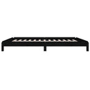 stabelbar seng 75x190 cm massivt fyrretræ sort