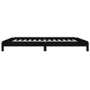 stabelbar seng 75x190 cm massivt fyrretræ sort
