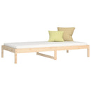 daybed uden madras 90x200 cm massivt fyrretræ