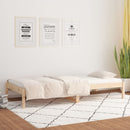 daybed uden madras 90x200 cm massivt fyrretræ