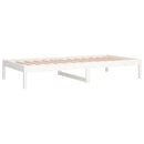 daybed uden madras 90x200 cm massivt fyrretræ hvid