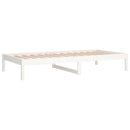 daybed uden madras 80x200 cm massivt fyrretræ hvid