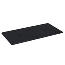 Væghovedgærde 12 pcs Sort 30 x 15 cm Faux læder