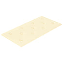 Væghovedgærde 12 pcs Creme 60 x 30 cm Faux læder