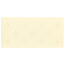 Væghovedgærde 12 pcs Creme 60 x 30 cm Faux læder