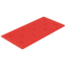 Væghovedgærde 12 pcs Rød 60 x 30 cm Faux læder