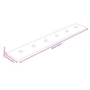 Væghovedgærde 12 pcs Creme 90 x 15 cm Faux læder