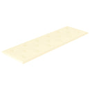 Væghovedgærde 12 pcs Creme 90 x 30 cm Faux læder