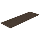 Væghovedgærde 12 pcs Brun 90 x 30 cm Faux læder