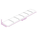Væghovedgærde 12 pcs Lyserød 90 x 15 cm Fløjl