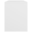 skammel til makeupbord 70x35x45 cm konstrueret træ hvid