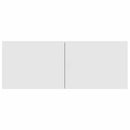 tv-skabe 2 stk. 80x30x30 cm konstrueret træ hvid