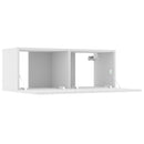 tv-skabe 2 stk. 80x30x30 cm konstrueret træ hvid