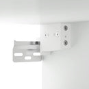 tv-skabe 2 stk. 80x30x30 cm konstrueret træ hvid