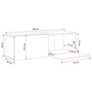 væghængte tv-skabe 2 stk. 100x30x30cm konstrueret træ sonoma-eg