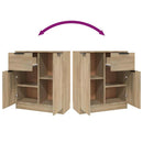 skænk 60x30x70 cm konstrueret træ sonoma-eg