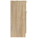 skænk 30x30x70 cm konstrueret træ sonoma-eg