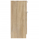 skænke 2 stk. 30x30x70 cm konstrueret træ sonoma-eg