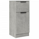 skænk 30x30x70 cm konstrueret træ betongrå