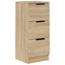 skænk 30x30x70 cm konstrueret træ sonoma-eg