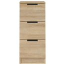 skænk 30x30x70 cm konstrueret træ sonoma-eg
