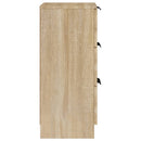 skænk 30x30x70 cm konstrueret træ sonoma-eg