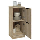skænk 30x30x70 cm konstrueret træ sonoma-eg