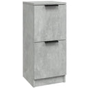 skænk 30x30x70 cm konstrueret træ betongrå