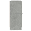 skænk 30x30x70 cm konstrueret træ betongrå