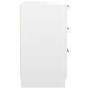 sengebord 40x36x65 cm hvid