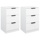 sengeborde 2 stk. 40x36x65 cm hvid