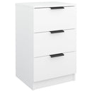 sengeborde 2 stk. 40x36x65 cm hvid