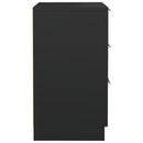 sengeborde 2 stk. 40x36x65 cm sort